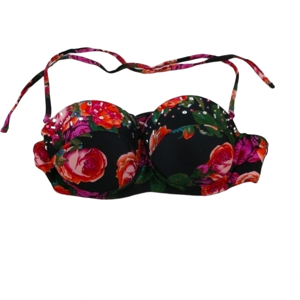 Endless sun rose bikini top size‎ L